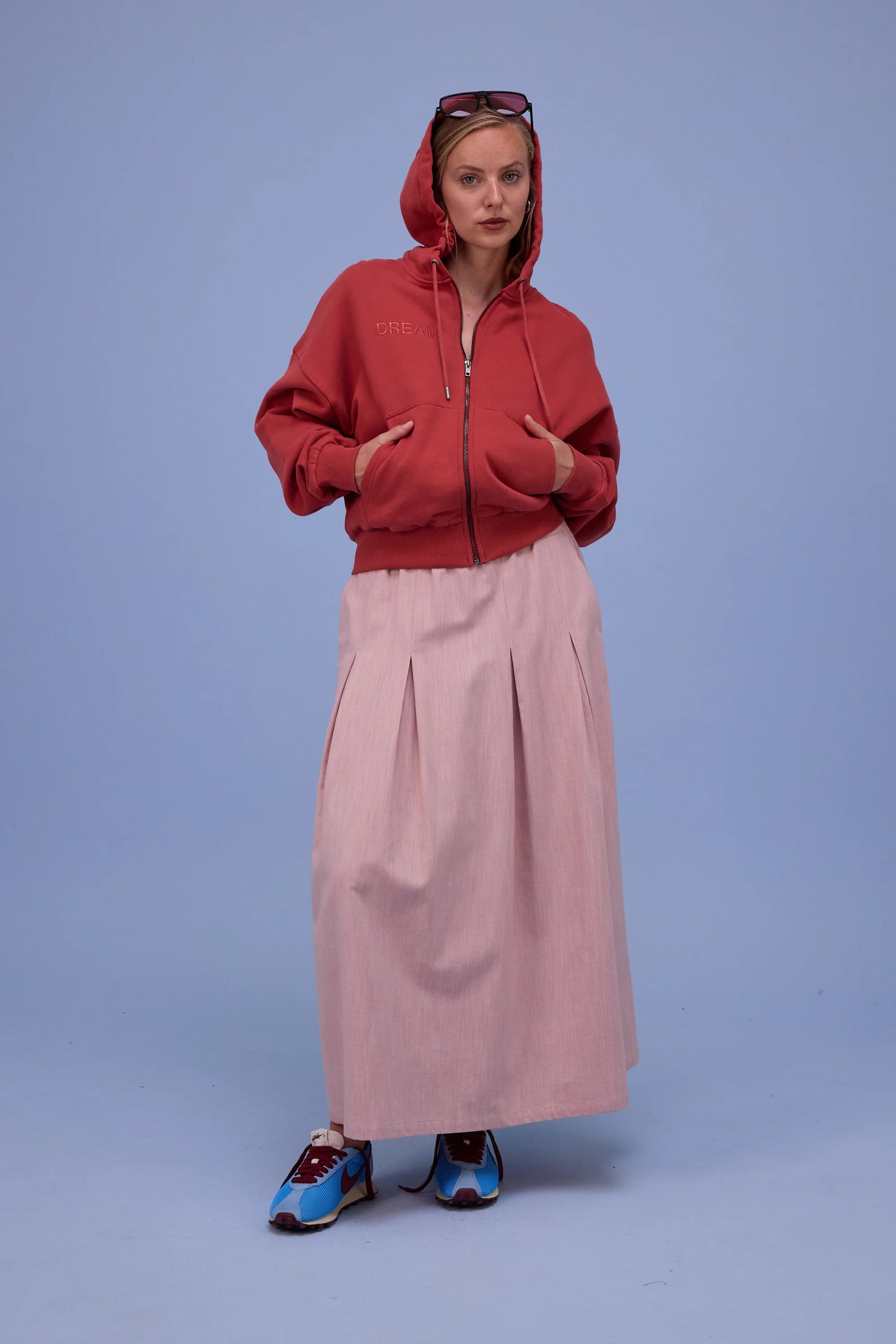 FIEKE ROK SOFT ROSE