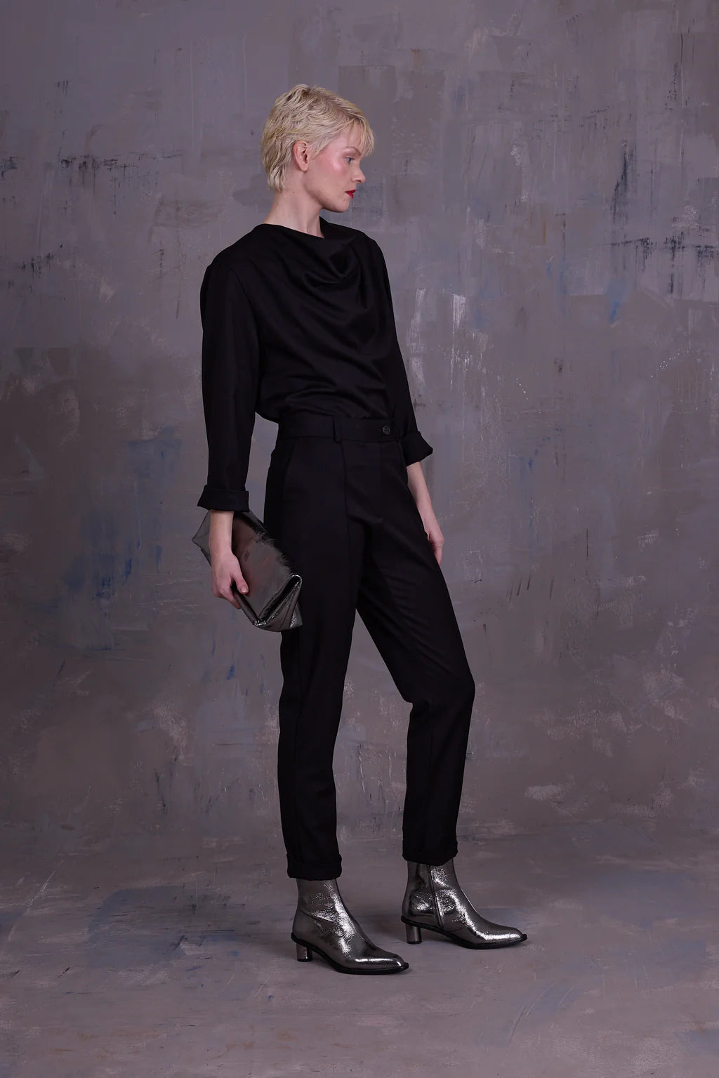 GHISLAINE BLOUSE ZWART