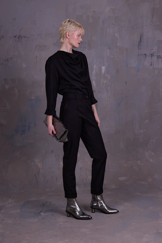 GHISLAINE BLOUSE ZWART