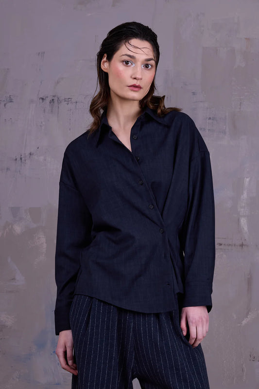 GIA ASYMMETRISCHE BLOUSE