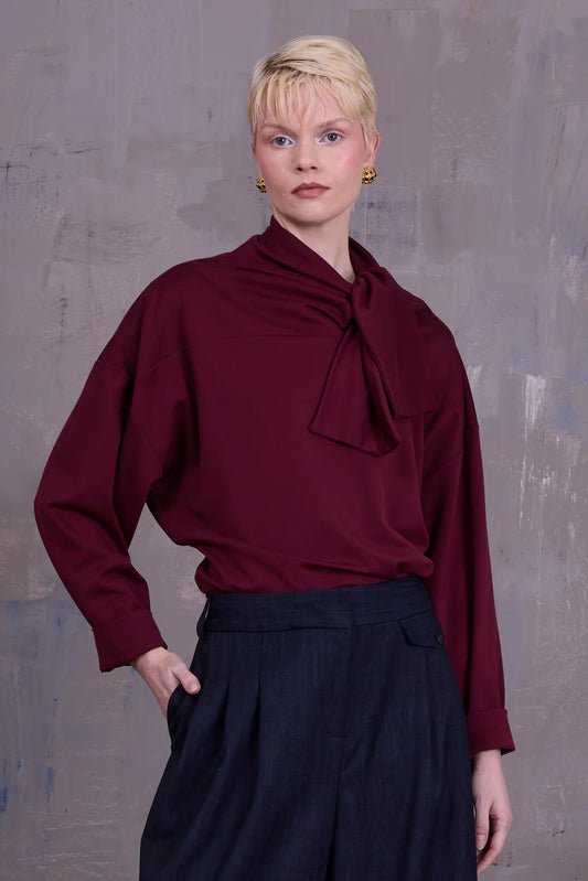 GERTRUDA SWEATER PLUM