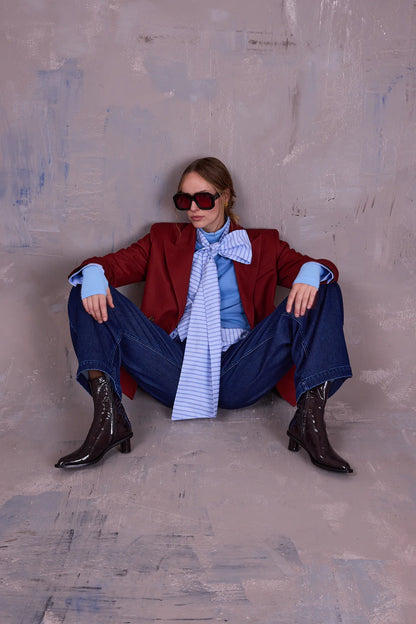 GILOU HEMD BLUE VINTAGE