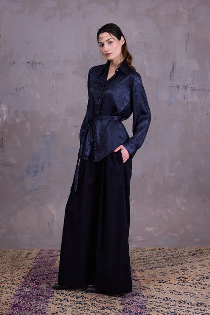 GODELIEVE HEMD SHINY SAPPHIRE