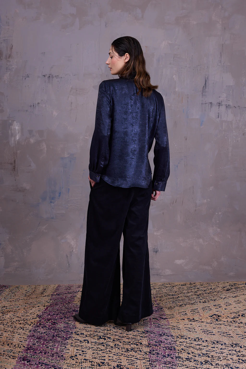 GODELIEVE HEMD SHINY SAPPHIRE