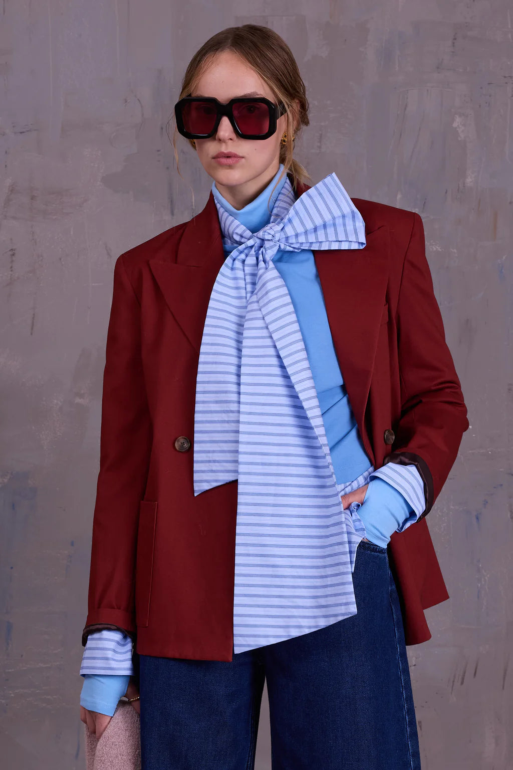 DAVOS BLAZER RED CLAY