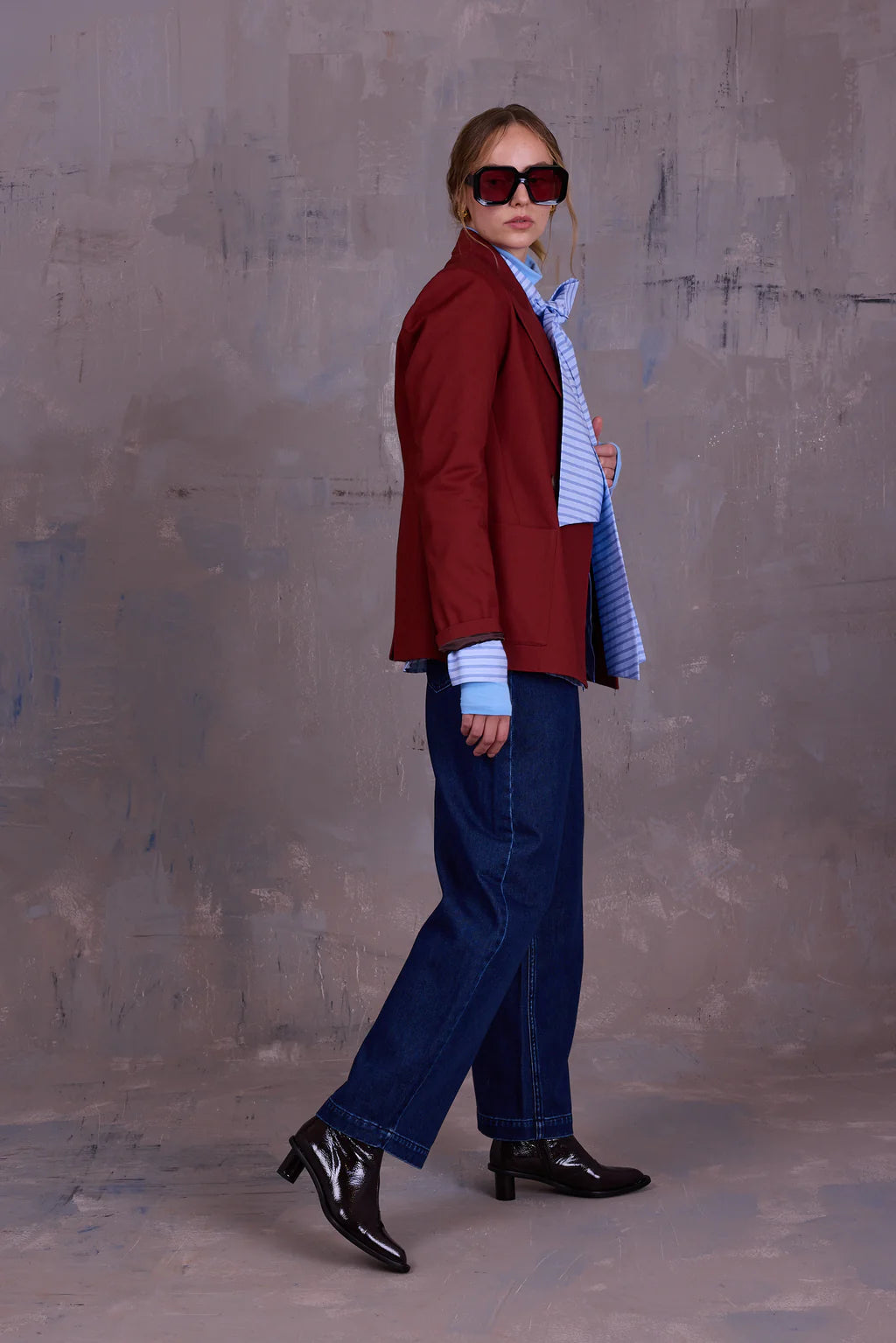 DAVOS BLAZER RED CLAY