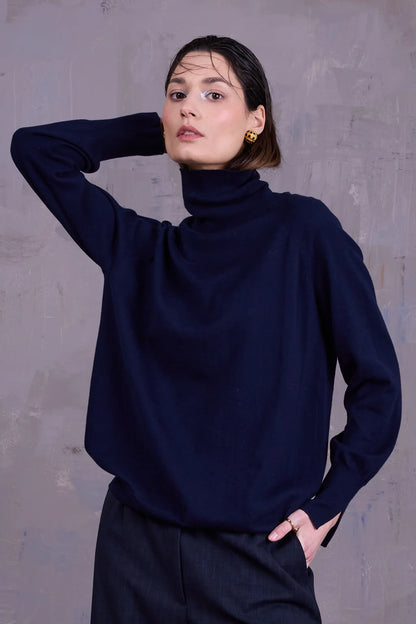 GAETAN ROLKRAAGTRUI DARK NAVY