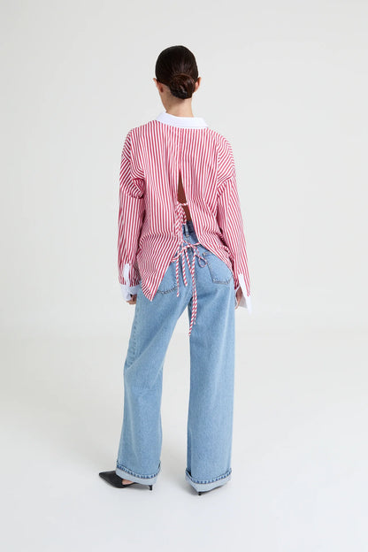 MAX SHIRT RED STRIPES