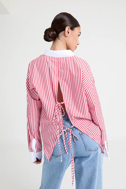 MAX SHIRT RED STRIPES