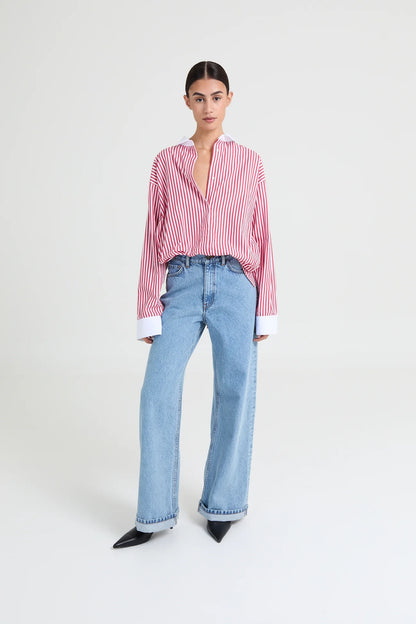 MAX SHIRT RED STRIPES