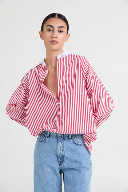 MAX SHIRT RED STRIPES