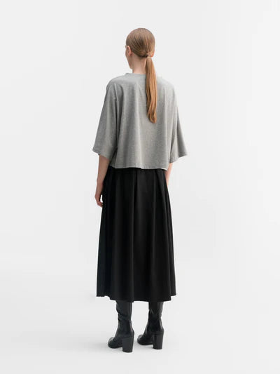 THEA JERSEY TEE GREY MELANGE