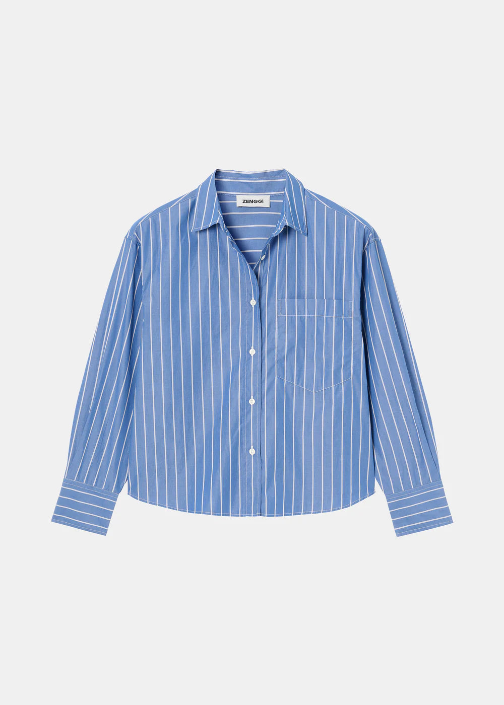 POPLIN STRIPE LONGSLEEVE SHIRT