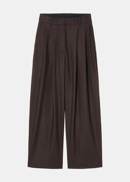 SOFT FLANNEL JADE ELASTIC PANTS