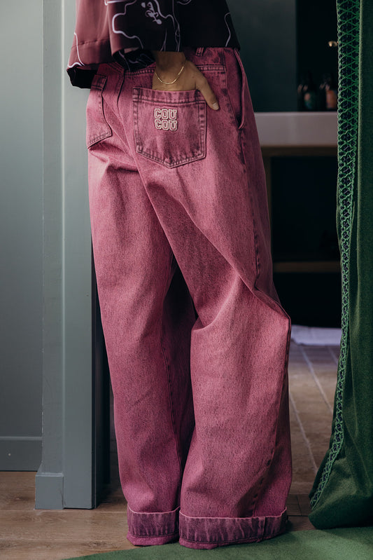 MARIE JEANS PINK DENIM