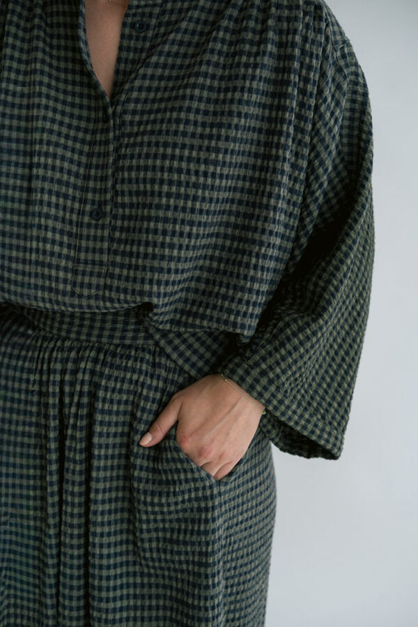 JULIETTE SKIRT GREEN CHECK