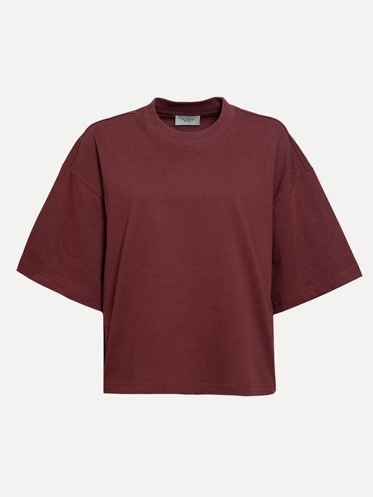 TIARA TEE DARK BORDEAUX
