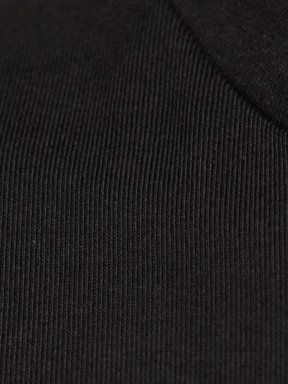OLIVE FITTED T-SHIRT - BLACK