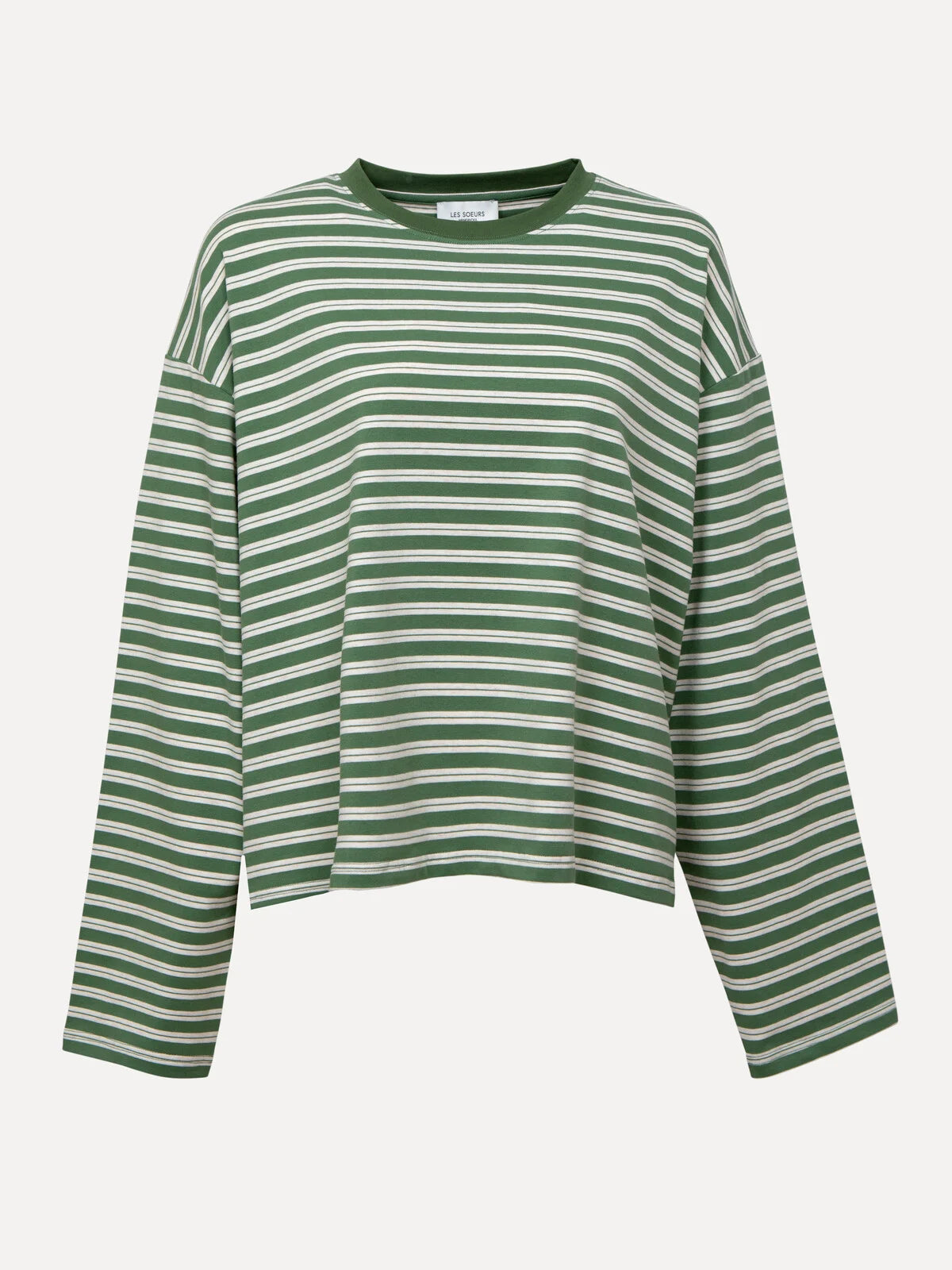 GRACE GESTREEPTE LONGSLEEVE - GREEN