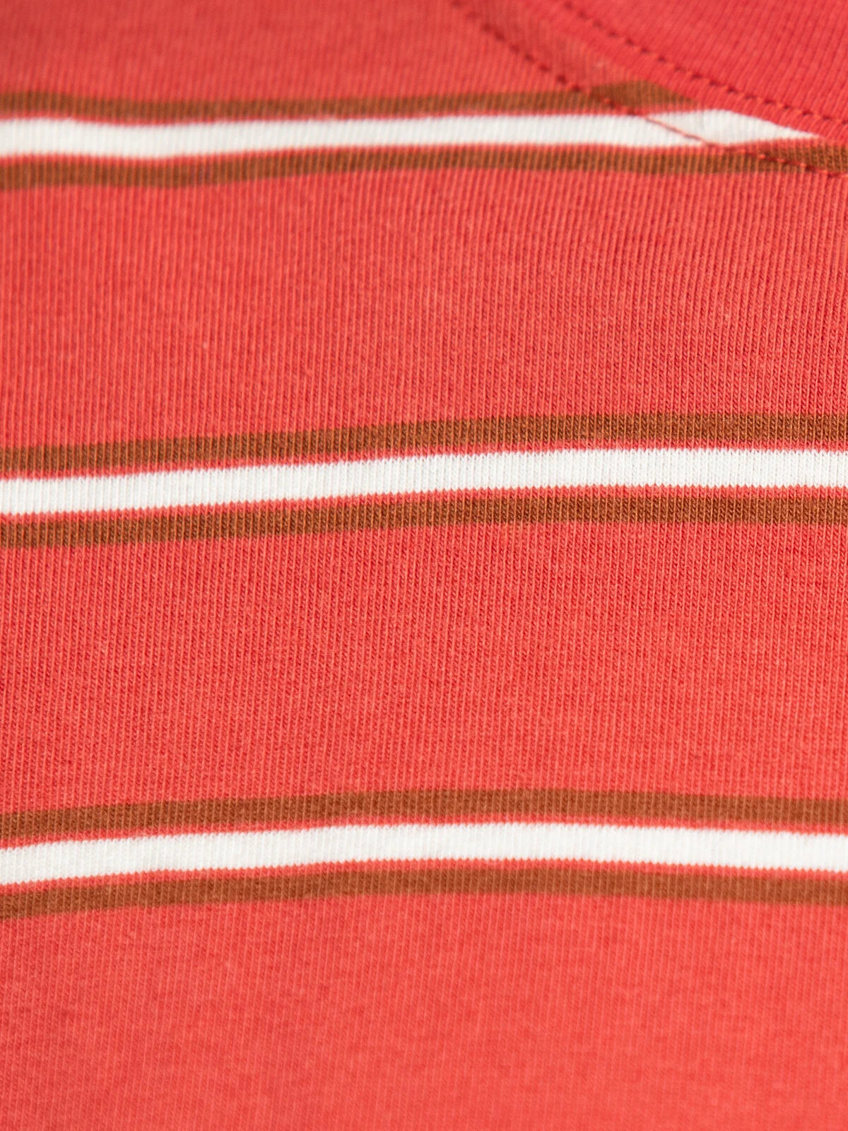 GRACE GESTREEPTE LONGSLEEVE - CORAL