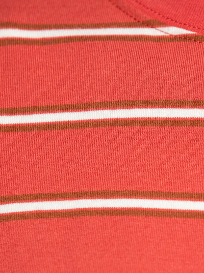 GRACE GESTREEPTE LONGSLEEVE - CORAL