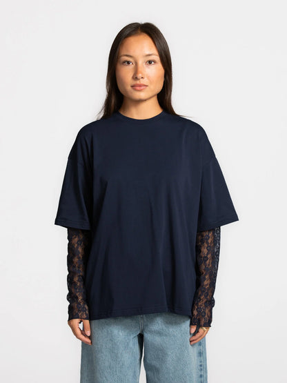 LEONARDO T-SHIRT -  NAVY