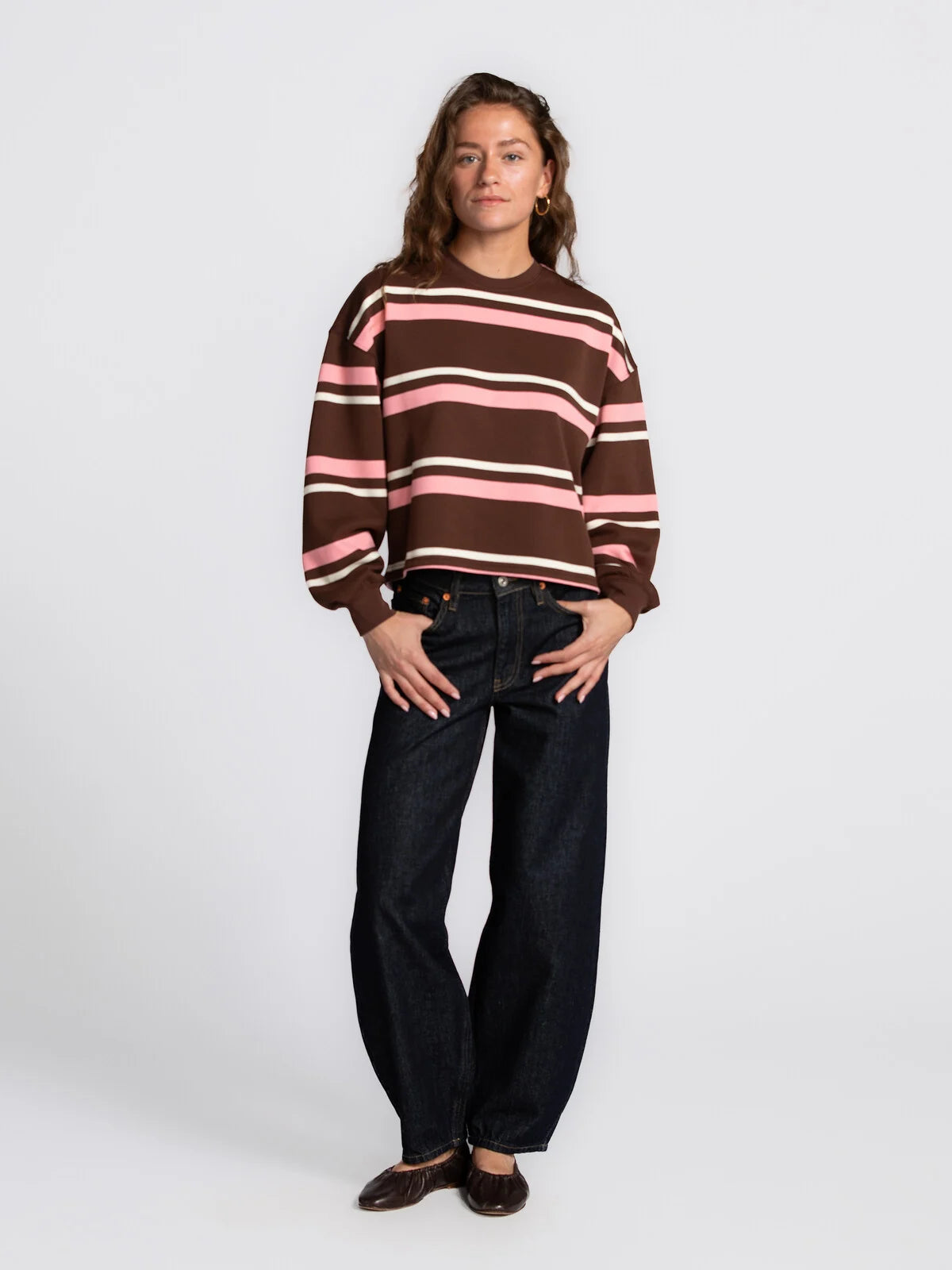 MAXIME LONGSLEEVE T-SHIRT BROWN