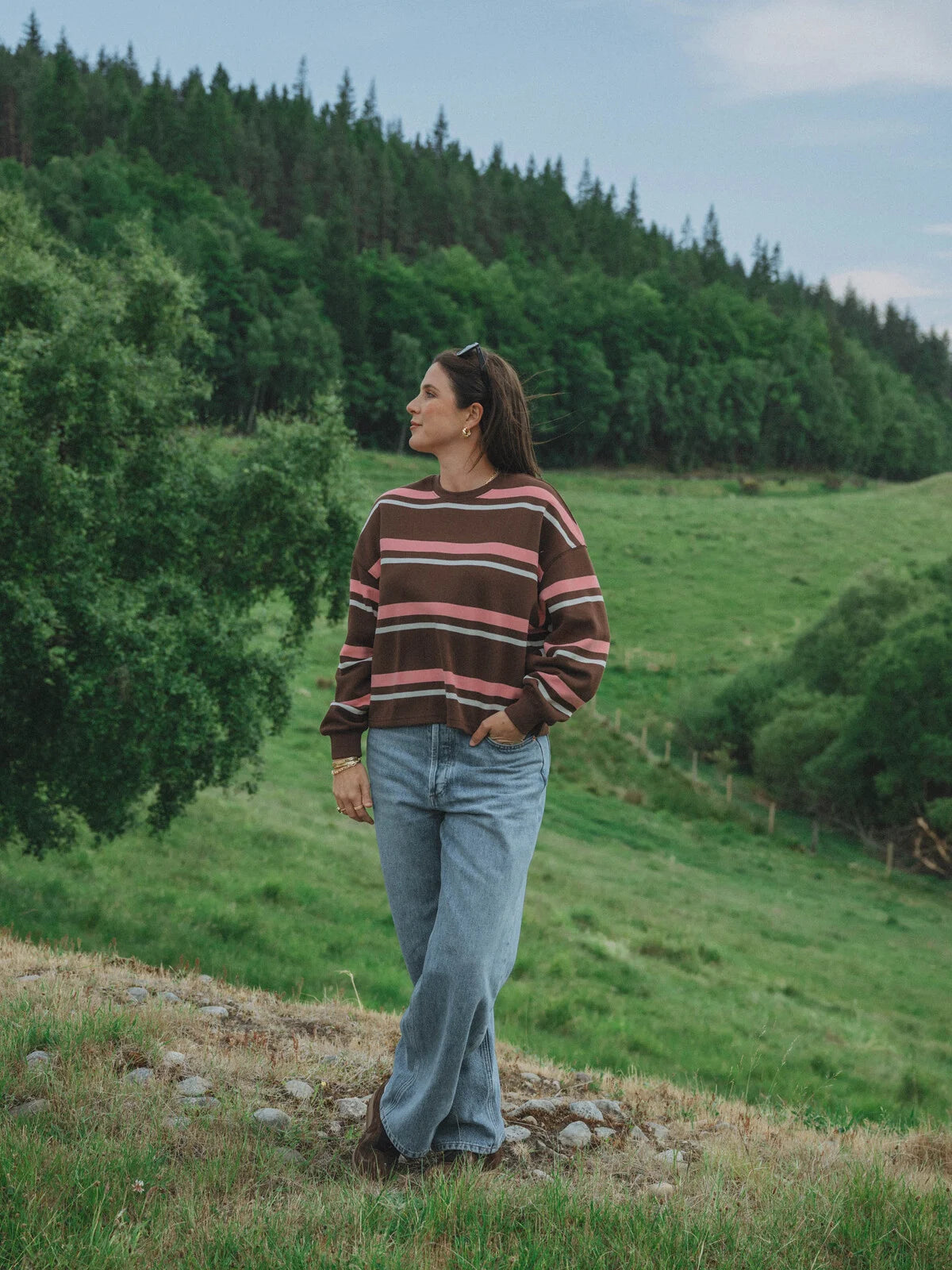 MAXIME LONGSLEEVE T-SHIRT BROWN