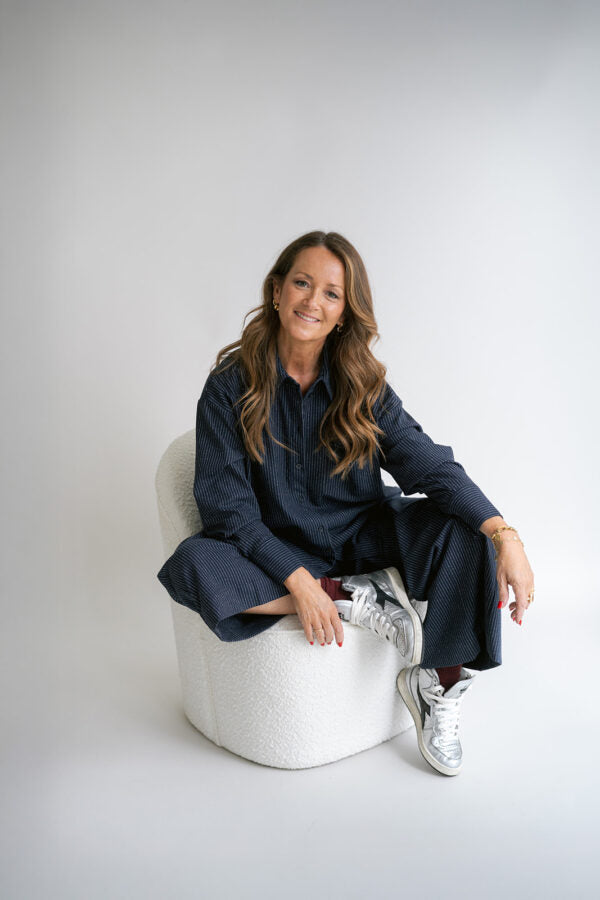 MARIE BLOUSE PREDORE STRIPE NAVY