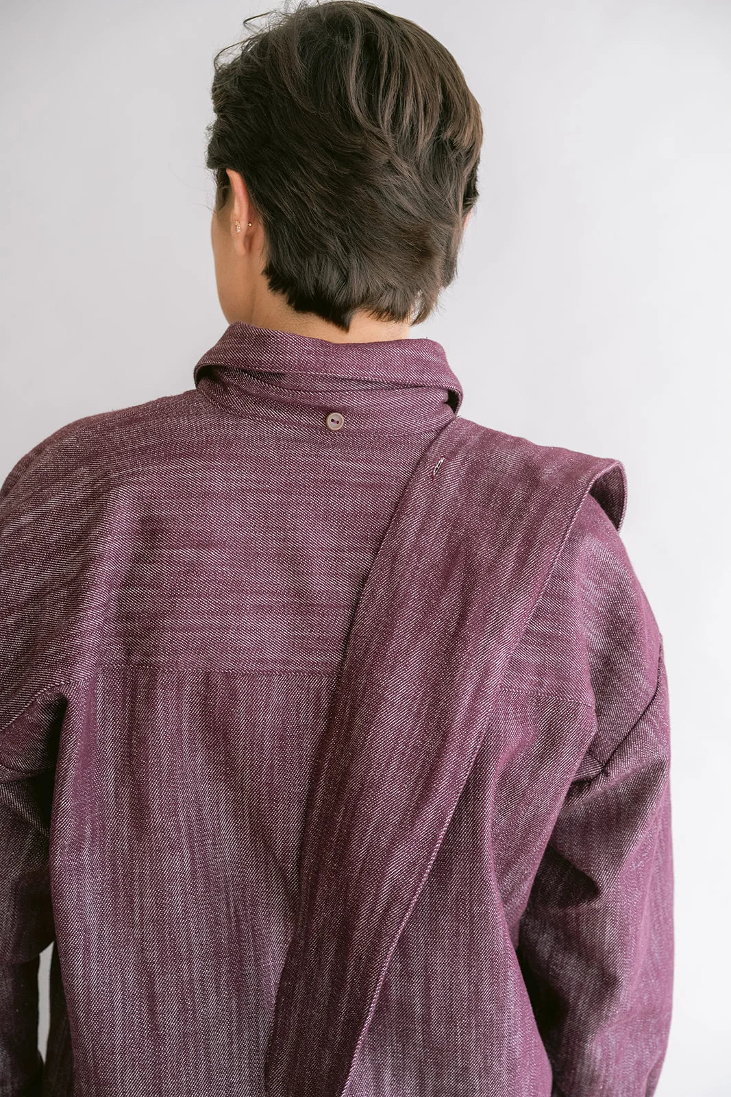 MEG BLOUSE JEANS BORDEAUX