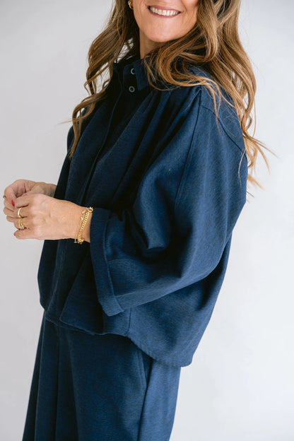 NEW MAYA BLOUSE - SOLID NAVY