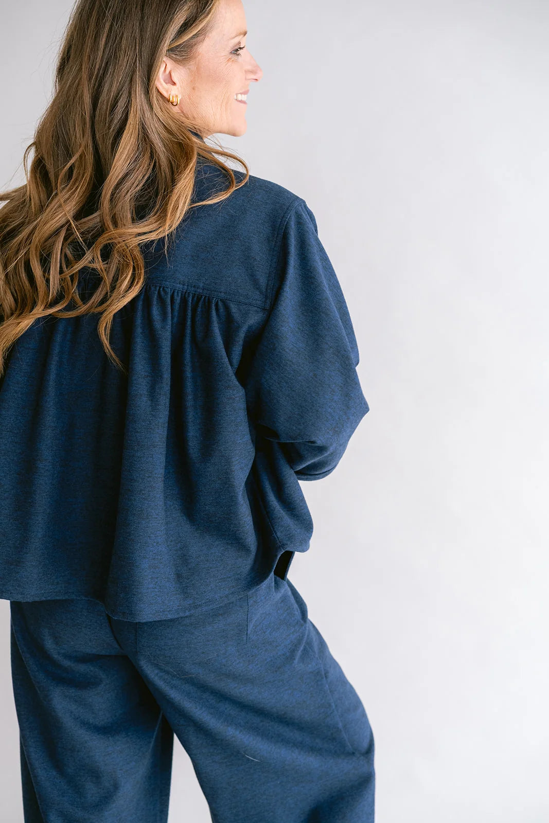 NEW MAYA BLOUSE - SOLID NAVY