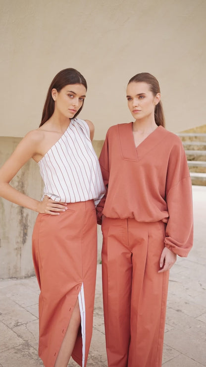 TRANQUIL SWEATER TERRACOTTA