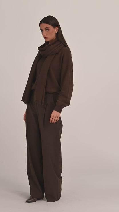 EDITH TROUSERS - VISON