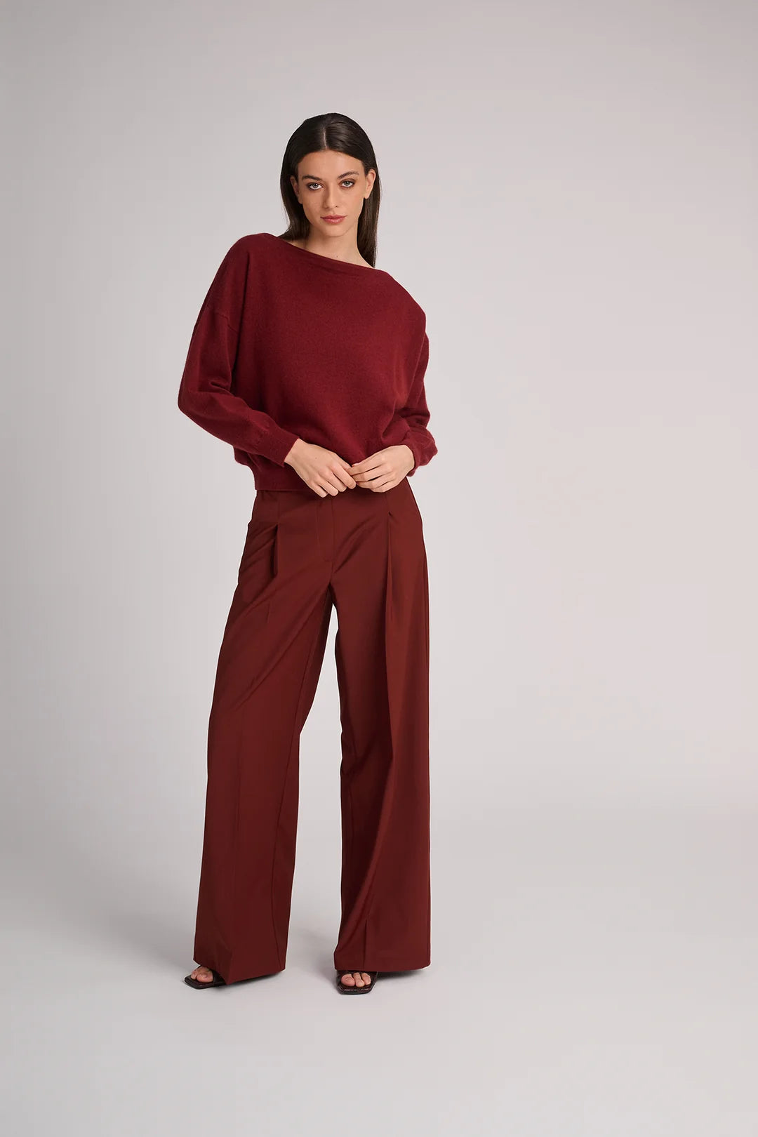 EDITH TROUSERS - RUST