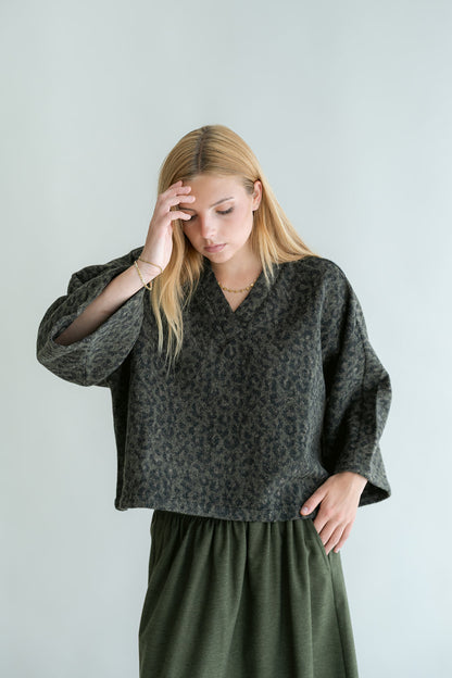 RAPHAEL TOP GREEN LEO