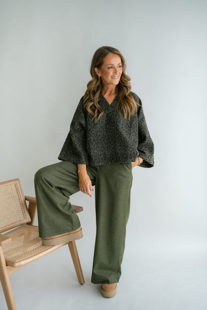 RAPHAEL TOP GREEN LEO