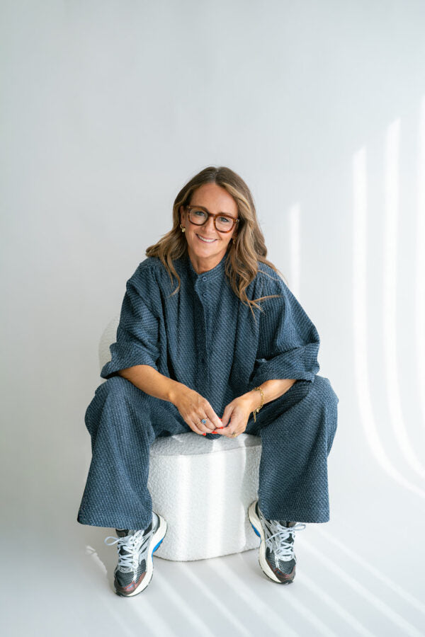 SAM PANTS NAVY TWEED