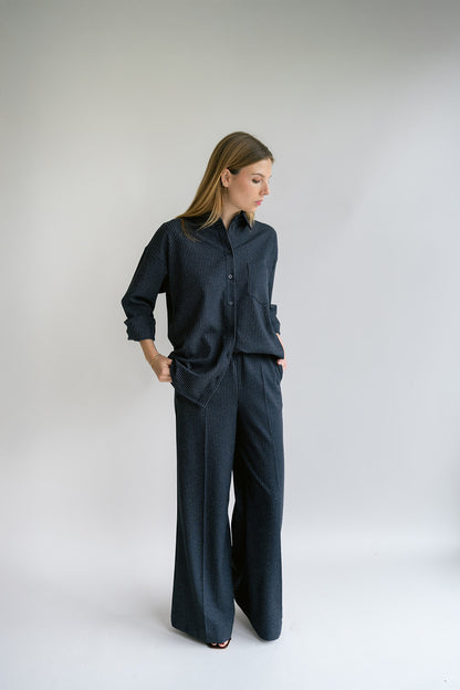 SAM PANTS PREDORE STRIPE NAVY