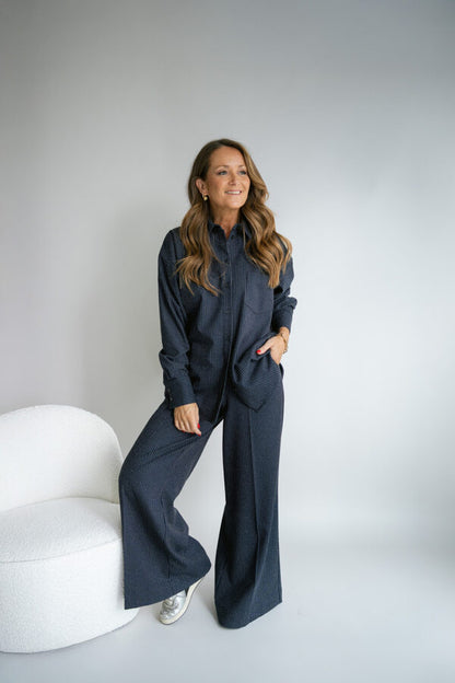 SAM PANTS PREDORE STRIPE NAVY