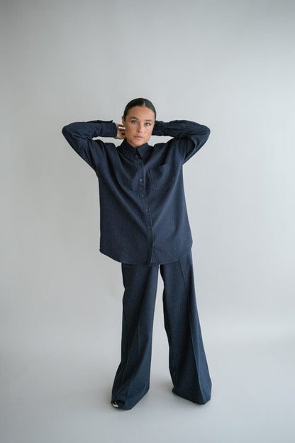 SAM PANTS PREDORE STRIPE NAVY